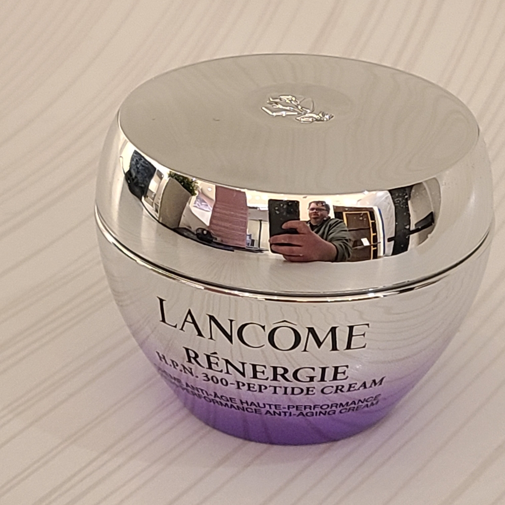 Lancome Rénergie H.P.N. 300-Peptide Cream - Silver and Purple Jar 15 ML Travel